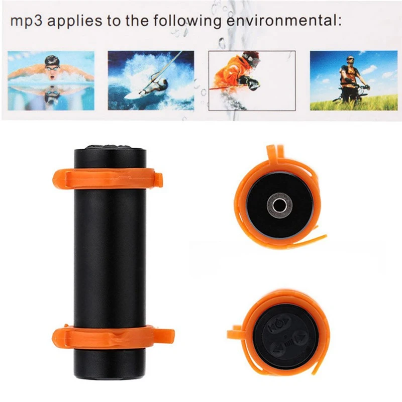 Waterproof MP3 Player 8GB 4GB Built-in Swimming Diving Sports MP3 USB Charging Cable Support FM Headphone Arm Band
Waterproof MP3 Player 8GB 4GB Built-in Swimming Diving Sports MP3 USB Charging Cable Support FM Headphone Arm Band