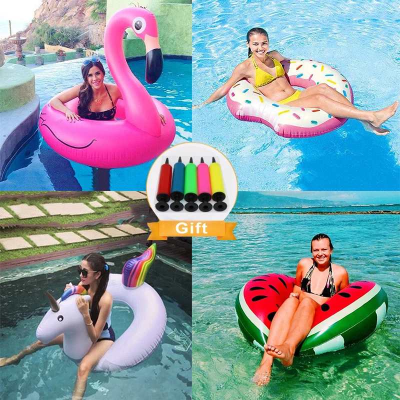 Summer Inflatable Swimming Circle Swimming Ring Flamingo Pool Float Diamond Watermelon Swim Pool Water Floating Party Toys
Summer Inflatable Swimming Circle Swimming Ring Flamingo Pool Float Diamond Watermelon Swim Pool Water Floating Party Toys