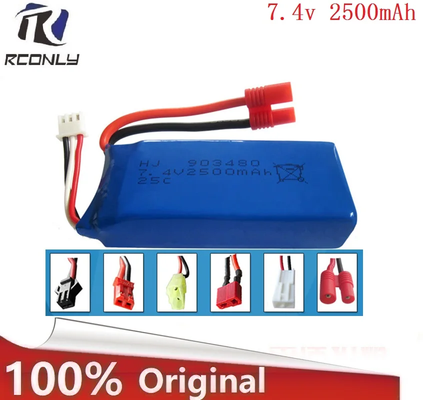 Efficient 7.4V 2500mAh Syma X8C X8W X8G quadrocopter high capacity Model aircraft rechargeable lipo battery 903480 JST/SM/T plug
Efficient 7.4V 2500mAh Syma X8C X8W X8G quadrocopter high capacity Model aircraft rechargeable lipo battery 903480 JST/SM/T plug