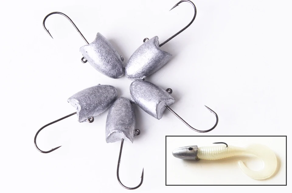 BaMMax Fishing hook 5pcs/lot 2g 2.8g Lead Head Jigging Hook Jig Head hooks For Soft Lure carp Fishing Tackle accessories
BaMMax Fishing hook 5pcs/lot 2g 2.8g Lead Head Jigging Hook Jig Head hooks For Soft Lure carp Fishing Tackle accessories