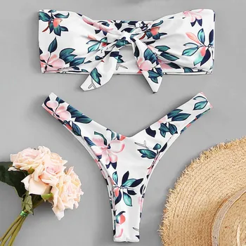 1Set Swimwear printed Bow bandage Wrapped chest sexy Summer beach Swimsuit bikini set bathing suit dropshipping 2019 hot
1Set Swimwear printed Bow bandage Wrapped chest sexy Summer beach Swimsuit bikini set bathing suit dropshipping 2019 hot