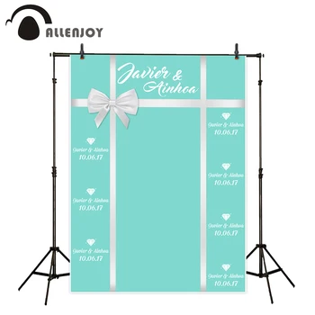 Allenjoy photographic background Tiffany blue bow diamond wedding romantic Photographic background for study Photo background
Allenjoy photographic background Tiffany blue bow diamond wedding romantic Photographic background for study Photo background