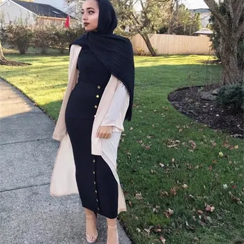 Fashion 2018 Vintage Women Musulmane High Waist Bodycon Maxi Skirt Casual Button Long Turkish Islamic Skirts
Fashion 2018 Vintage Women Musulmane High Waist Bodycon Maxi Skirt Casual Button Long Turkish Islamic Skirts