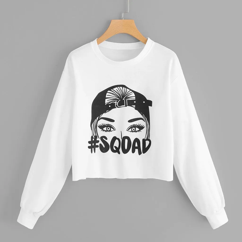 White Sweatshirt Women Figure Letter Print Autumn Long Sleeve Shirt Round Neck Femme Streetwear Basic Sweatshirt Tops
White Sweatshirt Women Figure Letter Print Autumn Long Sleeve Shirt Round Neck Femme Streetwear Basic Sweatshirt Tops