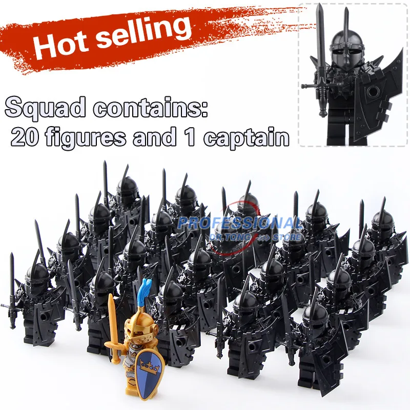 21PCS Medieval Castle Knights The Lord of the Rings Figures with Armor Weapon Building Blocks Bricks Toys Kids Gift
21PCS Medieval Castle Knights The Lord of the Rings Figures with Armor Weapon Building Blocks Bricks Toys Kids Gift