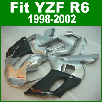 Silver Fairings For YAMAHA R6 98 - 02 Abs Fairing kit ( black ) free shipping & customize ll18
Silver Fairings For YAMAHA R6 98 - 02 Abs Fairing kit ( black ) free shipping & customize ll18