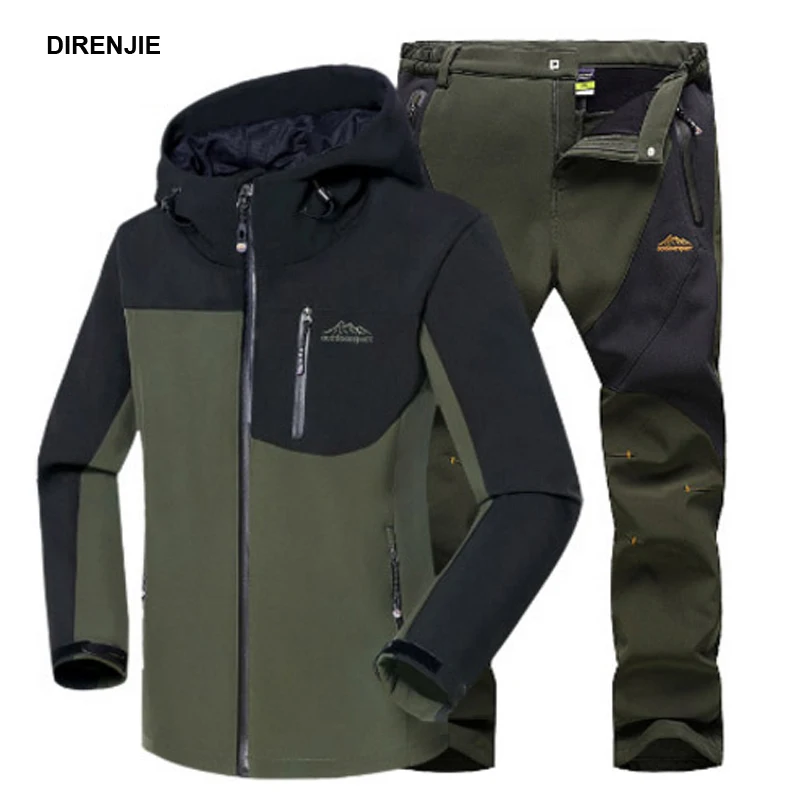 Man Winter Waterproof Fishing Skiing Warm Softshell Fleece Hiking Outdoor Trekking Camping Jacket Set + Pants 5XL S3
Man Winter Waterproof Fishing Skiing Warm Softshell Fleece Hiking Outdoor Trekking Camping Jacket Set + Pants 5XL S3