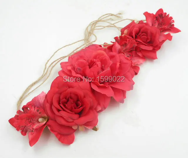 Big Christmas Red Flower Crown Tropical Headband Music Festival Rave Headpiece Carnival Headdress Women Photography Accessories
Big Christmas Red Flower Crown Tropical Headband Music Festival Rave Headpiece Carnival Headdress Women Photography Accessories