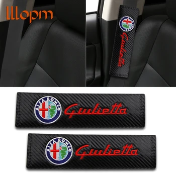 2pcs Car styling Carbon fiber seat belt Protection cover Car badge shoulder pad For alfa romeo 159 147 156 giulieta Accessories
2pcs Car styling Carbon fiber seat belt Protection cover Car badge shoulder pad For alfa romeo 159 147 156 giulieta Accessories