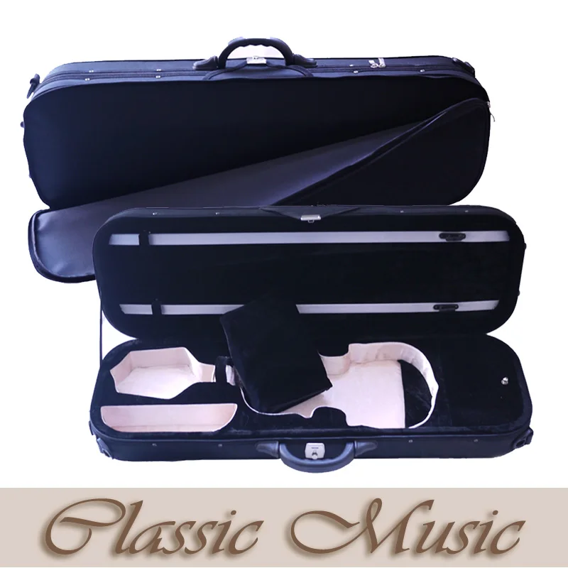 Seattle Violin Case (4/4). Classic Black Violin Case. The case is free upgrading if you buy a violin.
Seattle Violin Case (4/4). Classic Black Violin Case. The case is free upgrading if you buy a violin.