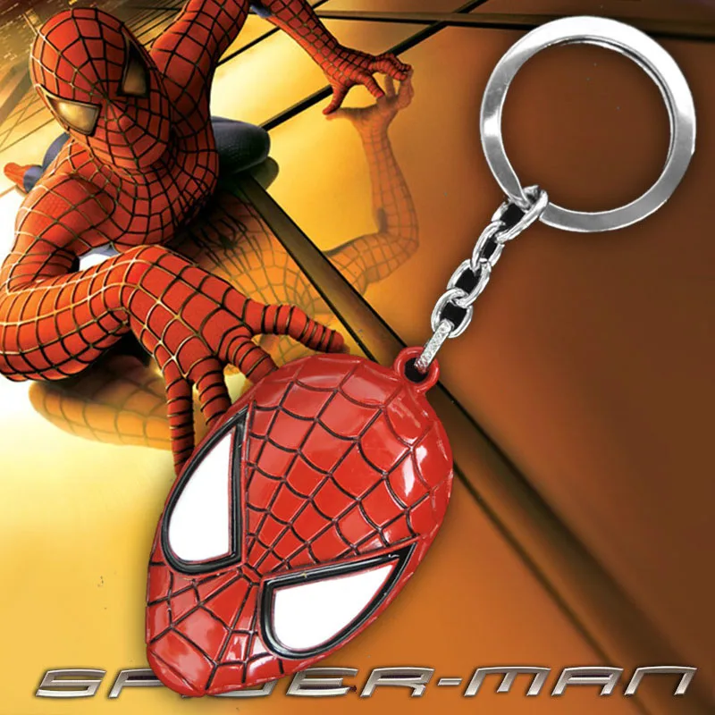 Фото Marvel Comics тема супер герой мстители человек-паук металлический брелок Мальчик
