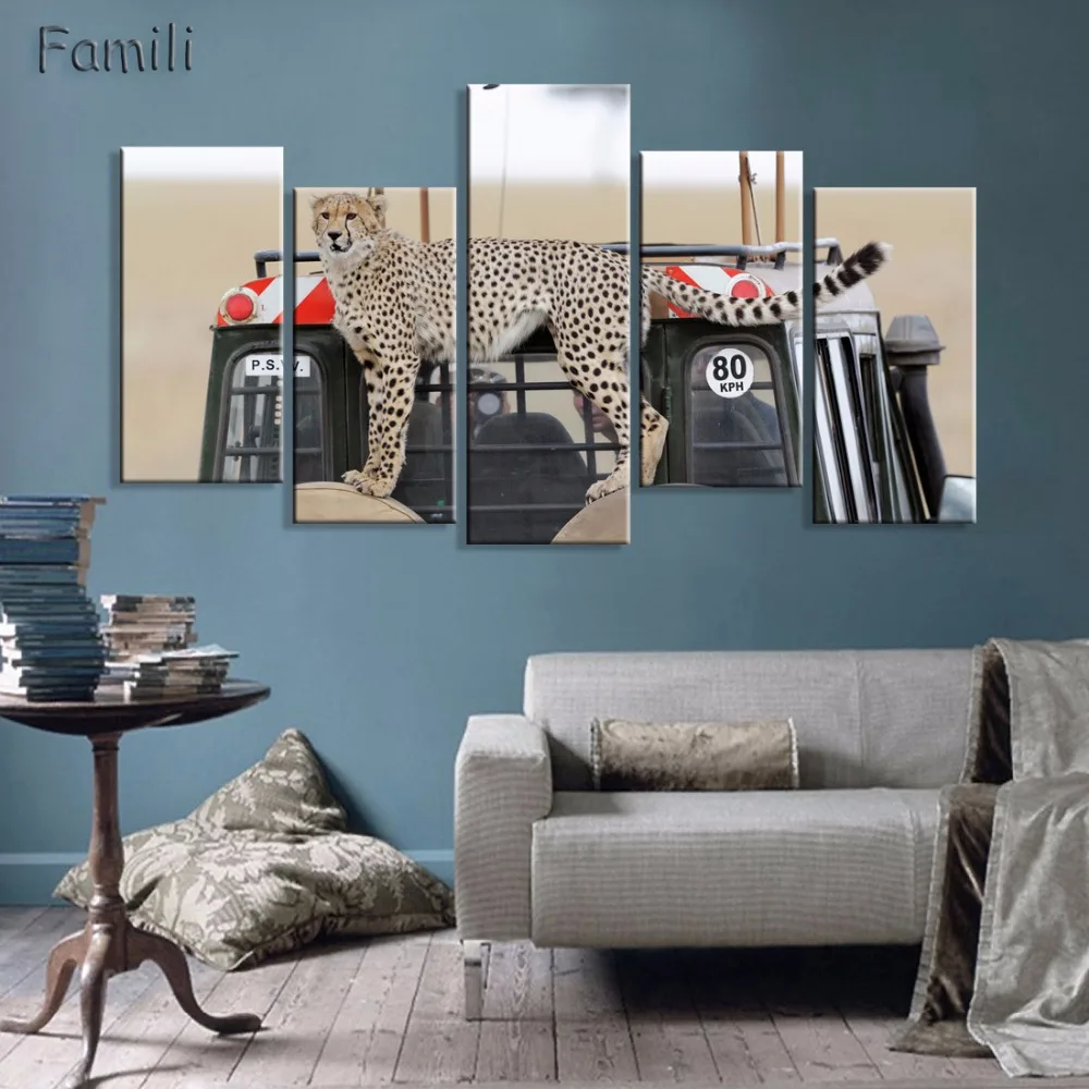 5pcs Home Decor Canvas Art Print With Animal Cheetah Picture Decoration Sitting Room Spray Painting Wall Poster Paints Print
5pcs Home Decor Canvas Art Print With Animal Cheetah Picture Decoration Sitting Room Spray Painting Wall Poster Paints Print