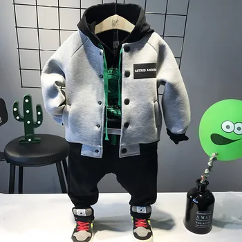Winter Children Clothing Veivet Baseball Clothing Jackets Letter Print Tracksuit Suit for Boys Casual Sweatshirt Sport Pant Warm
Winter Children Clothing Veivet Baseball Clothing Jackets Letter Print Tracksuit Suit for Boys Casual Sweatshirt Sport Pant Warm