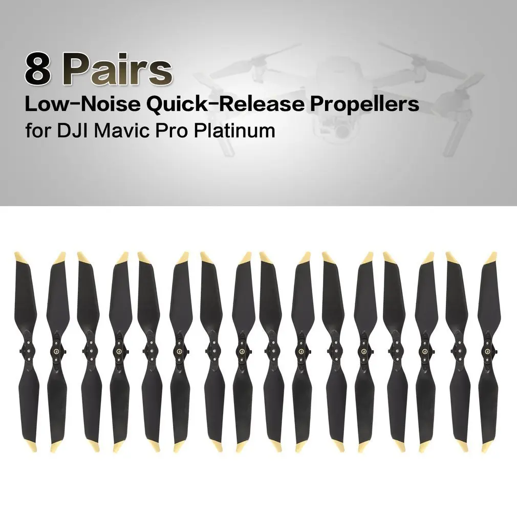 8 Pairs 8331 Low-Noise Quick-Release Replacement Blade Props Propeller for DJI Mavic Pro Platinum Drone RC Accessories
8 Pairs 8331 Low-Noise Quick-Release Replacement Blade Props Propeller for DJI Mavic Pro Platinum Drone RC Accessories
