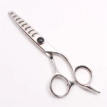 C2007 6.0'' Customized Logo 440C Professional Barber Scissors 8 Teeth Thinning Rate 50% Human Hair Thinning Shears Styling Tool
C2007 6.0'' Customized Logo 440C Professional Barber Scissors 8 Teeth Thinning Rate 50% Human Hair Thinning Shears Styling Tool