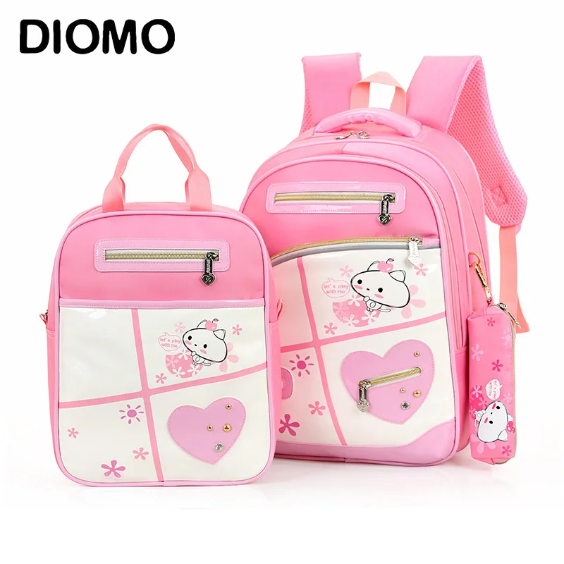 DIOMO Cute fashion teenager school bags for girls boys 6-12 years old children backpack School bag set kids cartoon bookbag
DIOMO Cute fashion teenager school bags for girls boys 6-12 years old children backpack School bag set kids cartoon bookbag
