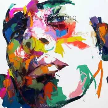 Palette knife painting portrait Palette knife Face Oil painting Impasto figure on canvas Hand painted Francoise Nielly 15-10
Palette knife painting portrait Palette knife Face Oil painting Impasto figure on canvas Hand painted Francoise Nielly 15-10