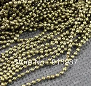 Sweet Bell Fashion Jewelry Findings,Accessories,charm,pendant,Copper Antique Bronze Chain width: Long chain bead 1.5mm 5 Meter
Sweet Bell Fashion Jewelry Findings,Accessories,charm,pendant,Copper Antique Bronze Chain width: Long chain bead 1.5mm 5 Meter