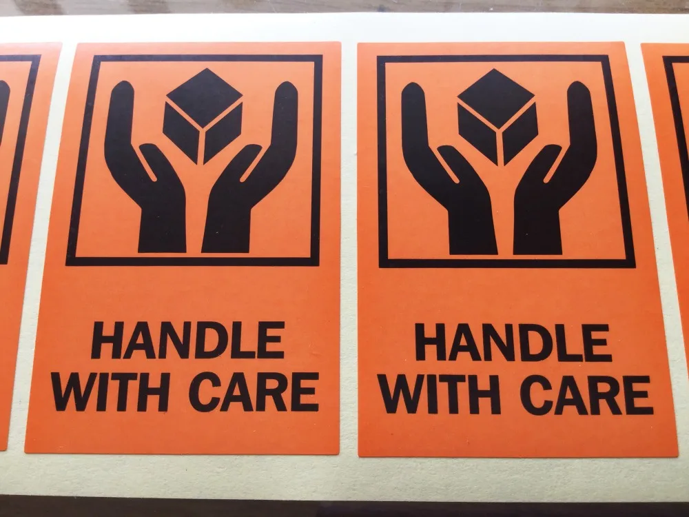 2000pcs/lot 51x76mm HANDLE WITH CARE self-adhesive Shipping Label Sticker, Item No. SL01
2000pcs/lot 51x76mm HANDLE WITH CARE self-adhesive Shipping Label Sticker, Item No. SL01