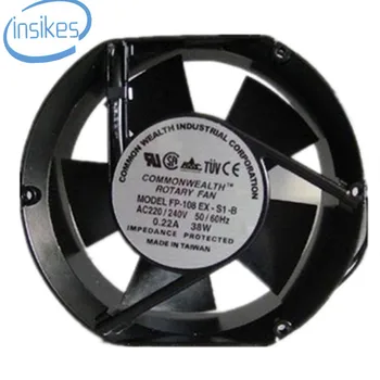 

FP-108 EX-S1-B Oil Sleeve Axial Cooling Fan AC 380V 0.22A 38W 3100RPM 17250 17cm 172*150*50mm 2 Wires 50/60HZ