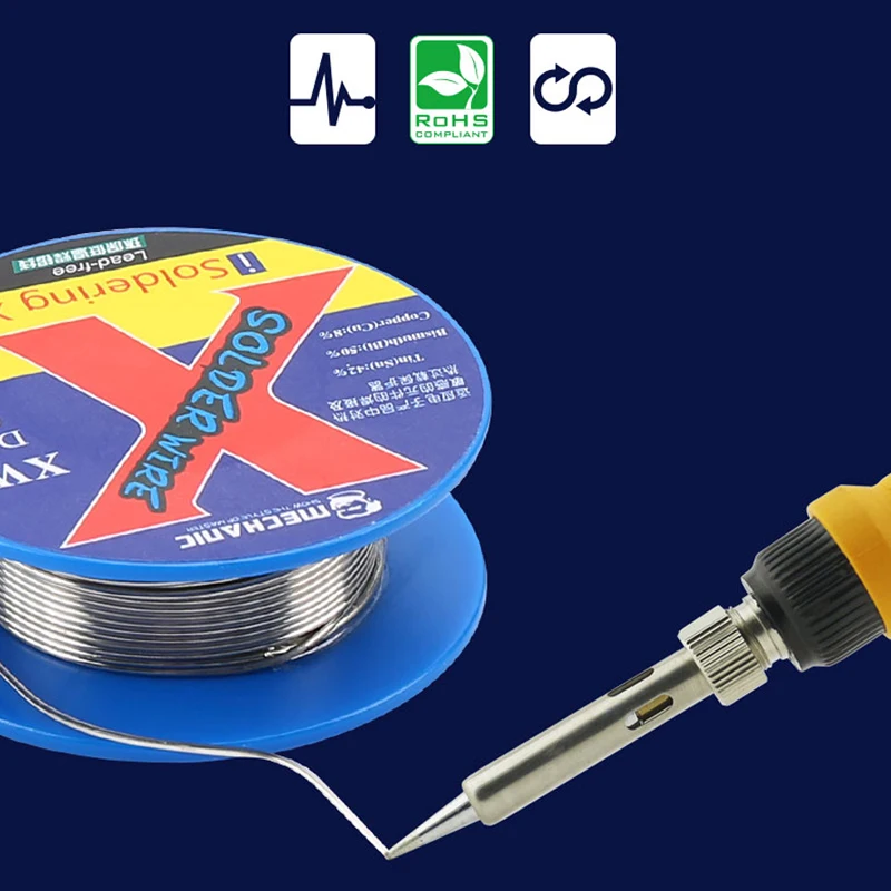 MECHANIC 40g Lead-free Environmental protection low temperature 138 degrees Celsius solder wire for iPhone X XS XSM XR Repair
MECHANIC 40g Lead-free Environmental protection low temperature 138 degrees Celsius solder wire for iPhone X XS XSM XR Repair