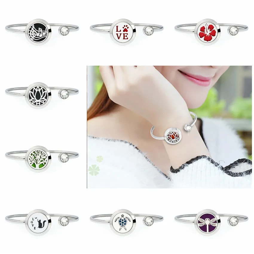 Tree of Life Love Paw 20mm 316L Rotatable Stainless Steel Essential oil Diffuser Locket Bangle Perfume Bracelet 10pcs Pads
Tree of Life Love Paw 20mm 316L Rotatable Stainless Steel Essential oil Diffuser Locket Bangle Perfume Bracelet 10pcs Pads
