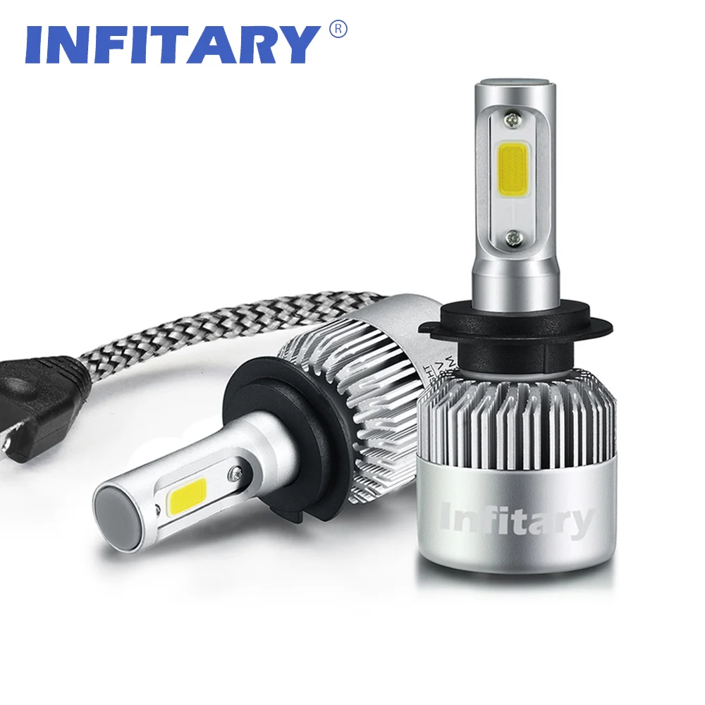 Car Headlight H4 LED H7 H11 H1 H13 H3 880 9004 9005 9006 9007 COB Bulb Hi-Lo Beam 72W 8000LM 6500K Auto Headlamp 12V fog light
Car Headlight H4 LED H7 H11 H1 H13 H3 880 9004 9005 9006 9007 COB Bulb Hi-Lo Beam 72W 8000LM 6500K Auto Headlamp 12V fog light