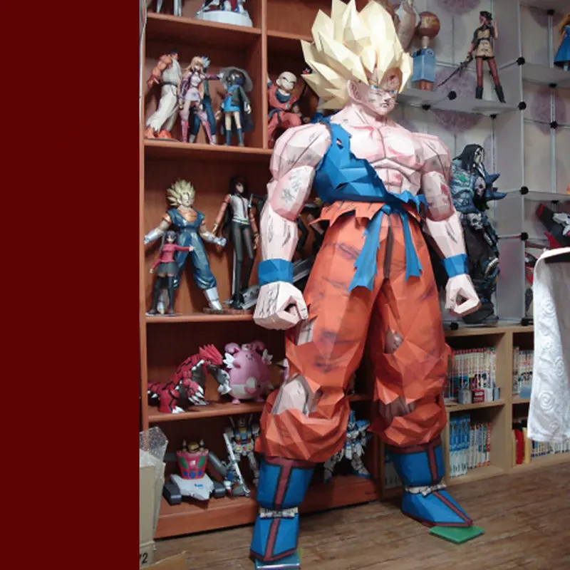 175CM Paper 1:1 Son Goku Model Toys Handmade DIY material manual creative Party show props tide decorate Image Gift Dragon Ball
175CM Paper 1:1 Son Goku Model Toys Handmade DIY material manual creative Party show props tide decorate Image Gift Dragon Ball