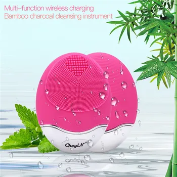wireless charge Electric Face washing Cleaning Massage Brush Waterproof bamboo charcoal Silicone Facial Cleansing Devices tool49
wireless charge Electric Face washing Cleaning Massage Brush Waterproof bamboo charcoal Silicone Facial Cleansing Devices tool49