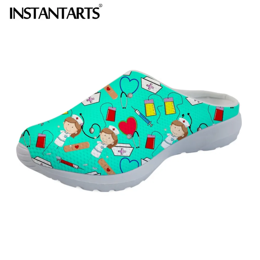 INSTANTARTS 2019 Lightweight Women Summer Sandals Nurse Medical 3D Print Woman Mesh Flats Shoes Non-slip Slippers for Girl Lady
INSTANTARTS 2019 Lightweight Women Summer Sandals Nurse Medical 3D Print Woman Mesh Flats Shoes Non-slip Slippers for Girl Lady