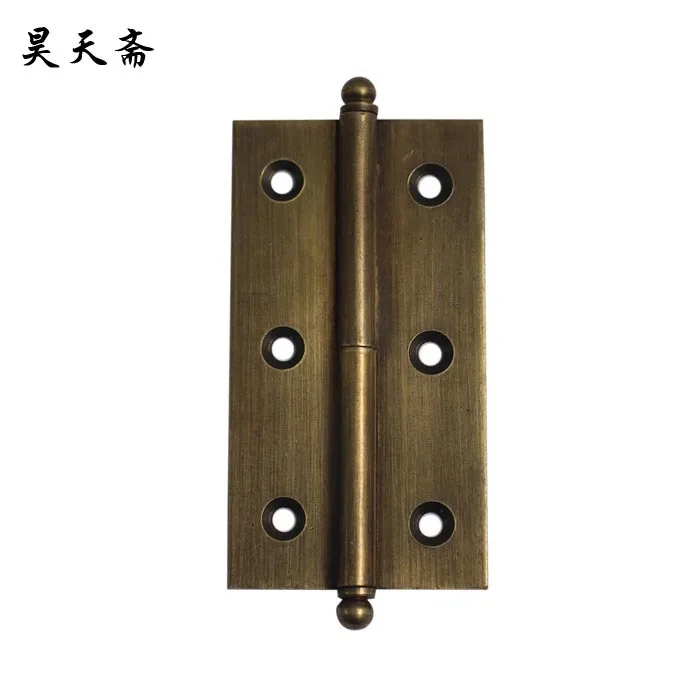 

[Haotian vegetarian] antique copper hinge / hinge / antique furniture, brass fittings / Chinese Accessories HTF-002