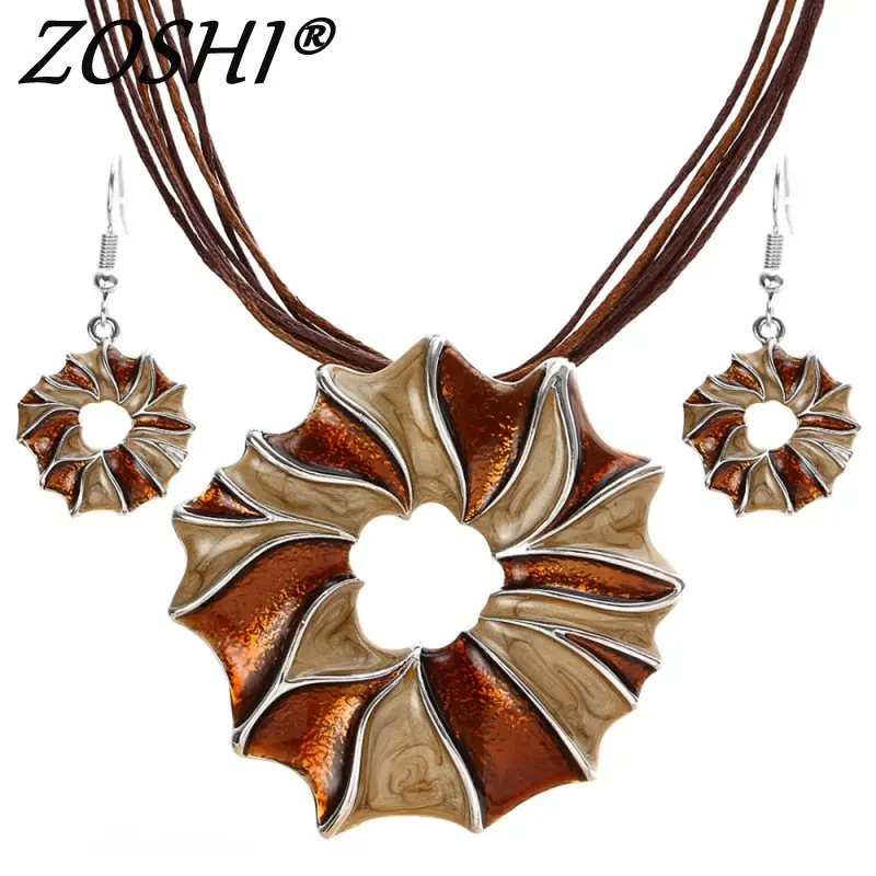 Boho Bohemian Jewelry Sets Multi Layer Statement Silver Necklace Earrings Jewelry Set Women Nickel Free Circle Flower Jewelry
Boho Bohemian Jewelry Sets Multi Layer Statement Silver Necklace Earrings Jewelry Set Women Nickel Free Circle Flower Jewelry