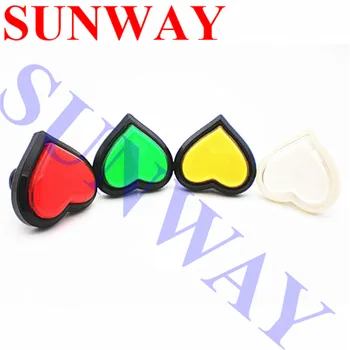 10PCS Free shipping Factory price Heart-shape game machine push button arcade LED momentary push button illuminated push button
10PCS Free shipping Factory price Heart-shape game machine push button arcade LED momentary push button illuminated push button