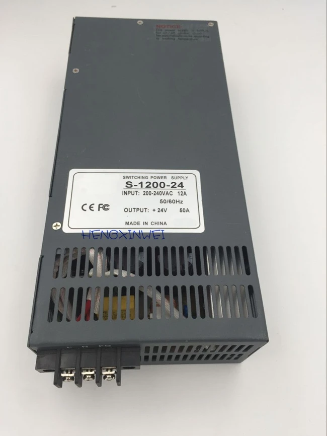 s-1200-24 1200W 24V 50a Switching power supply for LED Strip light AC to DC power suply input 110v 220v 1200w
s-1200-24 1200W 24V 50a Switching power supply for LED Strip light AC to DC power suply input 110v 220v 1200w