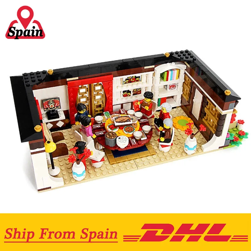 46001 Creative Architecture ToysCompatible with Legoings 80101 Chinese New Years Eve Dinner Set Building Blocks Bricks Kid toys
46001 Creative Architecture ToysCompatible with Legoings 80101 Chinese New Years Eve Dinner Set Building Blocks Bricks Kid toys