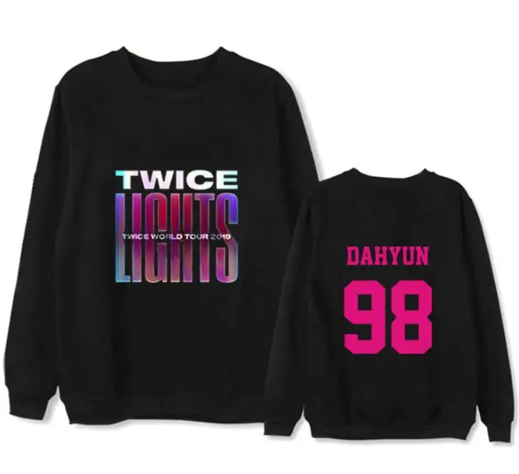 Kpop twice world tour lights member name printing thin sweatshirt unisex spring autumn k-pop thin pullover loose o neck hoodie
Kpop twice world tour lights member name printing thin sweatshirt unisex spring autumn k-pop thin pullover loose o neck hoodie