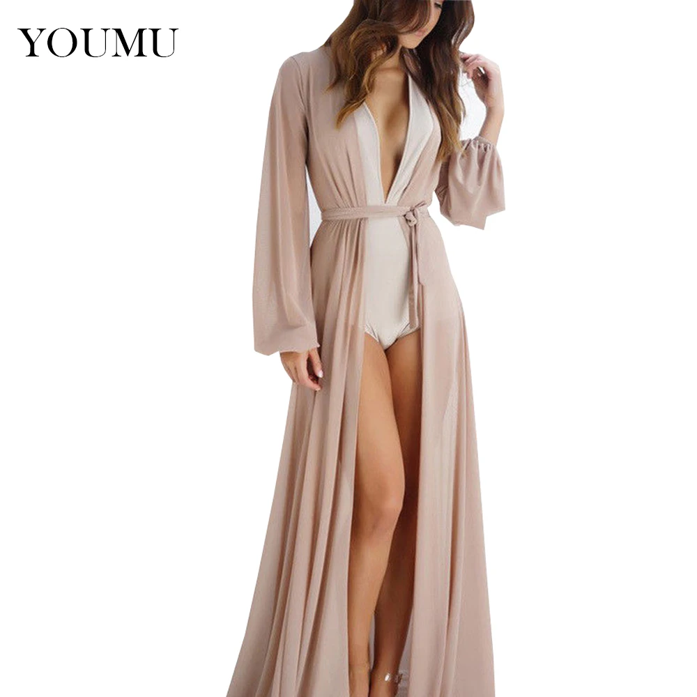 Women Long Sheer Mesh Belted Maxi Beach Kimono Outwear Sexy Sun Protection Clothing 200-A758
Women Long Sheer Mesh Belted Maxi Beach Kimono Outwear Sexy Sun Protection Clothing 200-A758