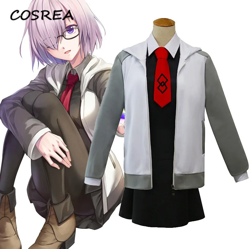 Fate /grand Order Mash Kyrielight Cosplay Costume Fashion Uniform Clothes Student Dresses,Coat,Wigs for Women Girls Costumes
Fate /grand Order Mash Kyrielight Cosplay Costume Fashion Uniform Clothes Student Dresses,Coat,Wigs for Women Girls Costumes