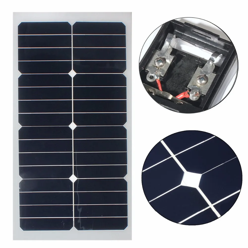 LEORY 20W 12V Solar Panel Semi Flexible Transparent Monocrystalline Silicon Cell Module With 300cm Cable Solar Charger Battery
LEORY 20W 12V Solar Panel Semi Flexible Transparent Monocrystalline Silicon Cell Module With 300cm Cable Solar Charger Battery