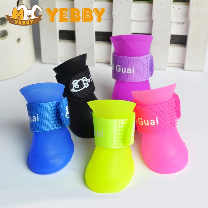 Small Dog Rain Shoes Soft Silica Gel Boots Anti-scrach Slip-resistant Candy Rainbow Color Shoes Easily Washed Paw Protector
Small Dog Rain Shoes Soft Silica Gel Boots Anti-scrach Slip-resistant Candy Rainbow Color Shoes Easily Washed Paw Protector