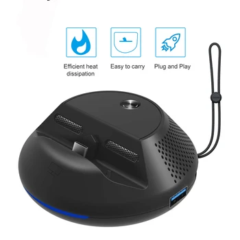 HeroAngel Portable Dock Type-C HDMI Adapter USB-C Hub With Charging PortPortable De Refroidissement Dissipation de La Chaleur Ty
HeroAngel Portable Dock Type-C HDMI Adapter USB-C Hub With Charging PortPortable De Refroidissement Dissipation de La Chaleur Ty