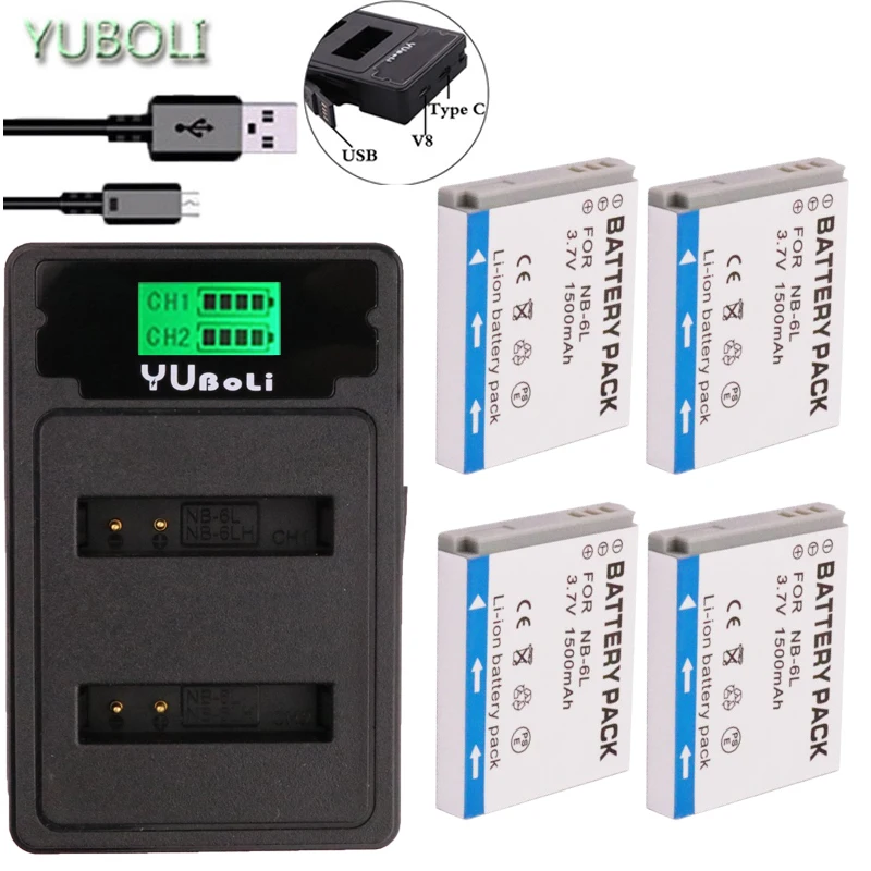 NB-6L NB-6LH NB 6L NB 6LH NB6L Battery + LCD USB Charger for Canon IXUS 85 95 IS SX275 SX280 SX510 PowerShot D10 S90 SD1200 200
NB-6L NB-6LH NB 6L NB 6LH NB6L Battery + LCD USB Charger for Canon IXUS 85 95 IS SX275 SX280 SX510 PowerShot D10 S90 SD1200 200