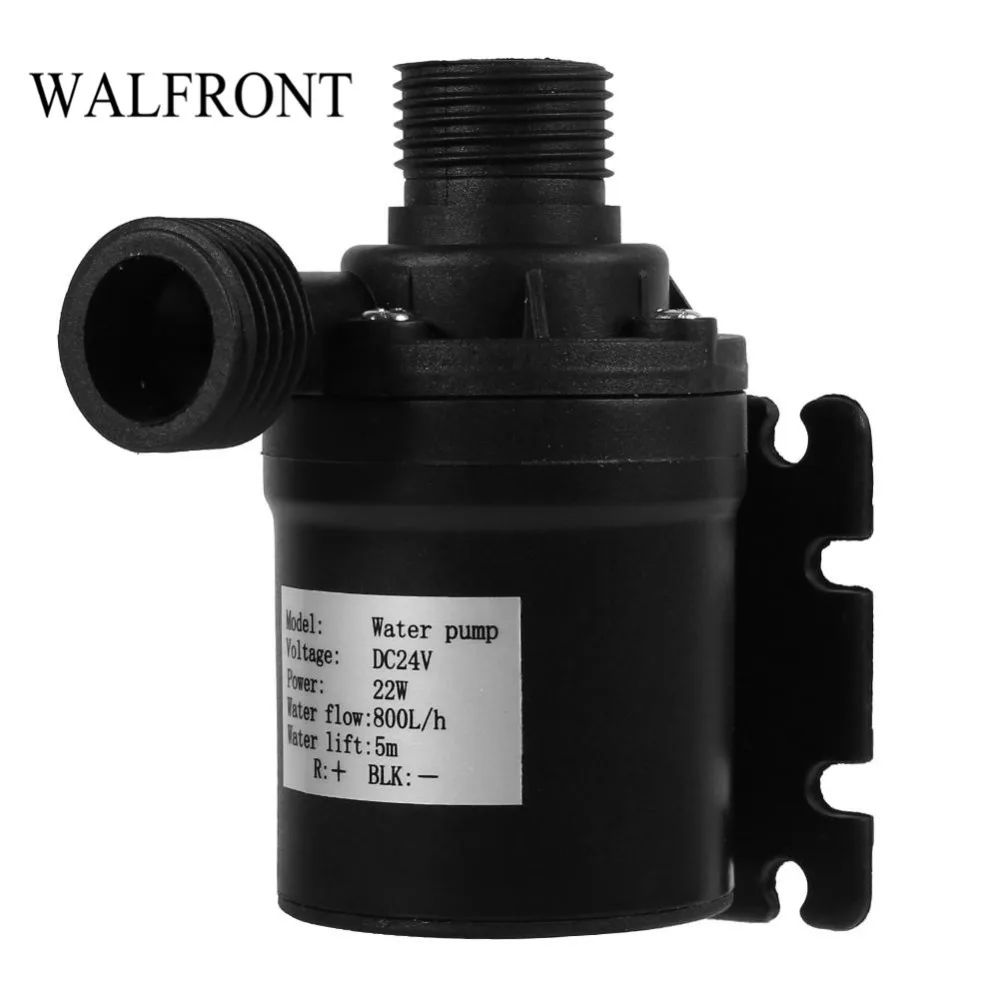 DC 24V Water Pump Submersible Water Pump Hot Water Circulation Pump Solar Energy Brushless Water Pump bomba de agua 800L/H 5M
DC 24V Water Pump Submersible Water Pump Hot Water Circulation Pump Solar Energy Brushless Water Pump bomba de agua 800L/H 5M