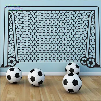 Wall Decals Vinyl Decor Art Wall Sticker Soccer Football Goal Net Ball Sports Home Decor Wall Mural paper art Poster LS58138
Wall Decals Vinyl Decor Art Wall Sticker Soccer Football Goal Net Ball Sports Home Decor Wall Mural paper art Poster LS58138