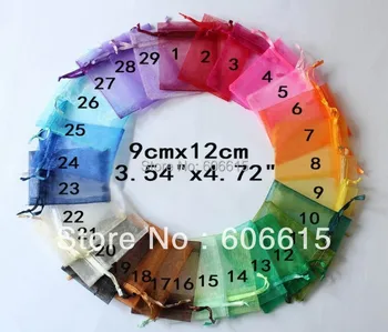 200pcs Organza Bags Jewelry Packaging Colorful Drawable Gift Bags Pouches Jewelry Packing Bag Wedding Party Decoration
200pcs Organza Bags Jewelry Packaging Colorful Drawable Gift Bags Pouches Jewelry Packing Bag Wedding Party Decoration