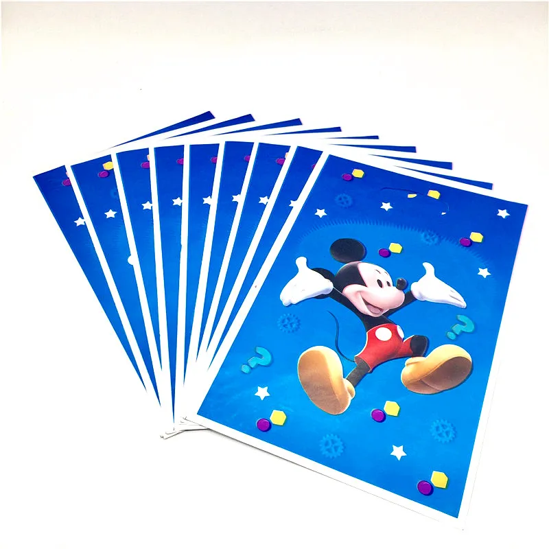 Disney Mickey Mouse 10cs/lot Cartoon Plastic Bag Baby Shower Boy Favors Birthday Party Gift Bag Mickey Candy Snack Bag Supply
Disney Mickey Mouse 10cs/lot Cartoon Plastic Bag Baby Shower Boy Favors Birthday Party Gift Bag Mickey Candy Snack Bag Supply