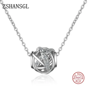 925 Sterling Silver Necklace Elegant Round Circle Clear CZ Pendant Necklaces Infinite Cross Women Valentine's Day Gift Jewelry
925 Sterling Silver Necklace Elegant Round Circle Clear CZ Pendant Necklaces Infinite Cross Women Valentine's Day Gift Jewelry