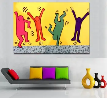 modern abstract canvas art keith haring canvas oil art painting canvas pictures for livingroom bedroom decoration unframe
modern abstract canvas art keith haring canvas oil art painting canvas pictures for livingroom bedroom decoration unframe