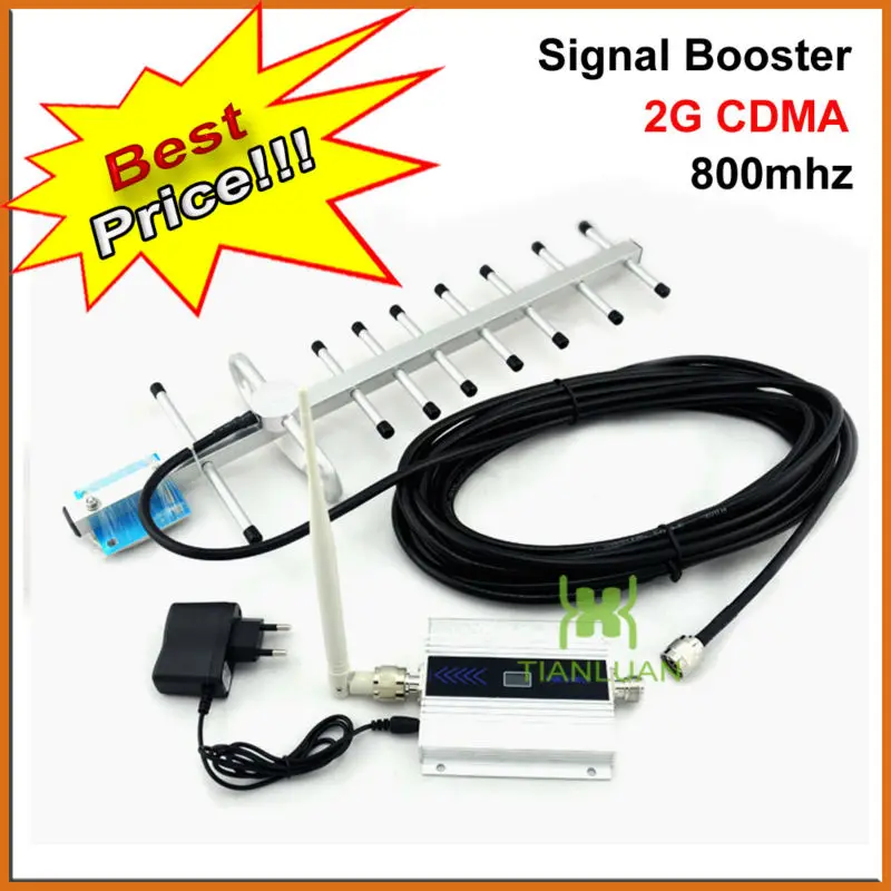 FULL SET mini CDMA 800MHz Mobile Phone 2G Signal Booster CDMA800MHz Signal Repeater Cell Phone Amplifier with 13dBi Yagi Antenna
FULL SET mini CDMA 800MHz Mobile Phone 2G Signal Booster CDMA800MHz Signal Repeater Cell Phone Amplifier with 13dBi Yagi Antenna