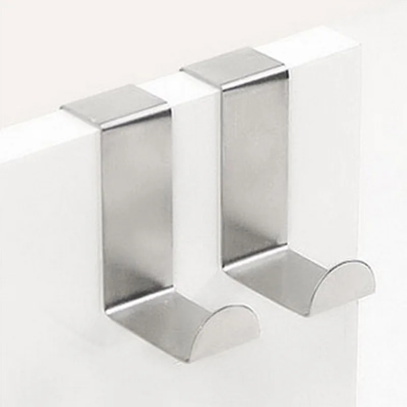 2pcs/set Stainless Steel Cabinet Door Drawer Hooks Clothes Hanger Bag Towel Holder Home Organizer Practical Kitchen Gadgets
2pcs/set Stainless Steel Cabinet Door Drawer Hooks Clothes Hanger Bag Towel Holder Home Organizer Practical Kitchen Gadgets